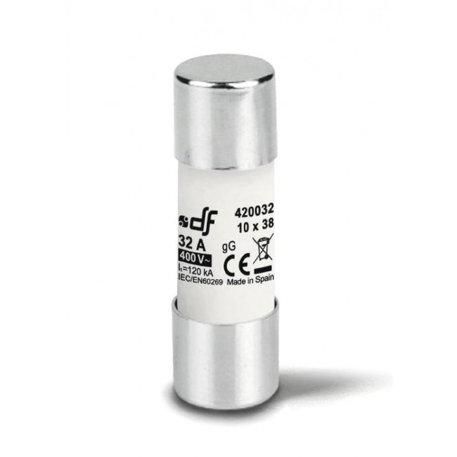 Φυσίγγι Κυλινδρικό 10x38mm 20Α gG 420020 DFELECTRIC