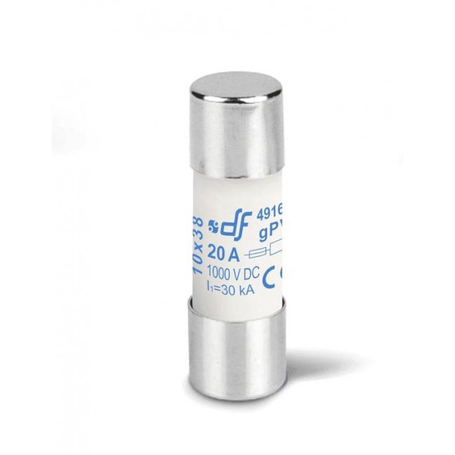 Φυσίγγι Κυλινδρικό 10x38mm 6Α 1000VDC gPV 491610 DFELECTRIC