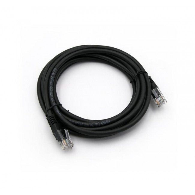 Patch Cord Χαλκού 3m Cat.5e UTP Μαύρο FREDER