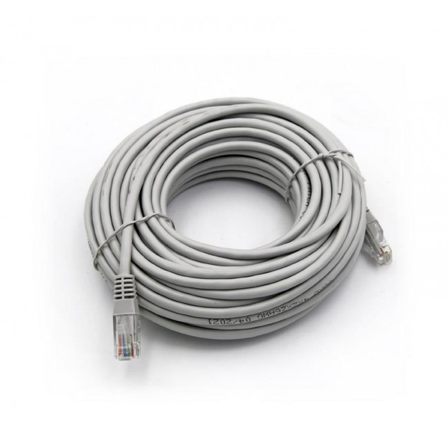 Patch Cord Χαλκού 30m Cat.6 UTP Γκρί FREDER