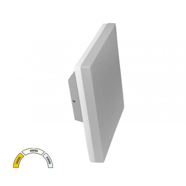 Απλίκα LED 10W 3000k-6000k Γκρι 9-8106 ADELEQ