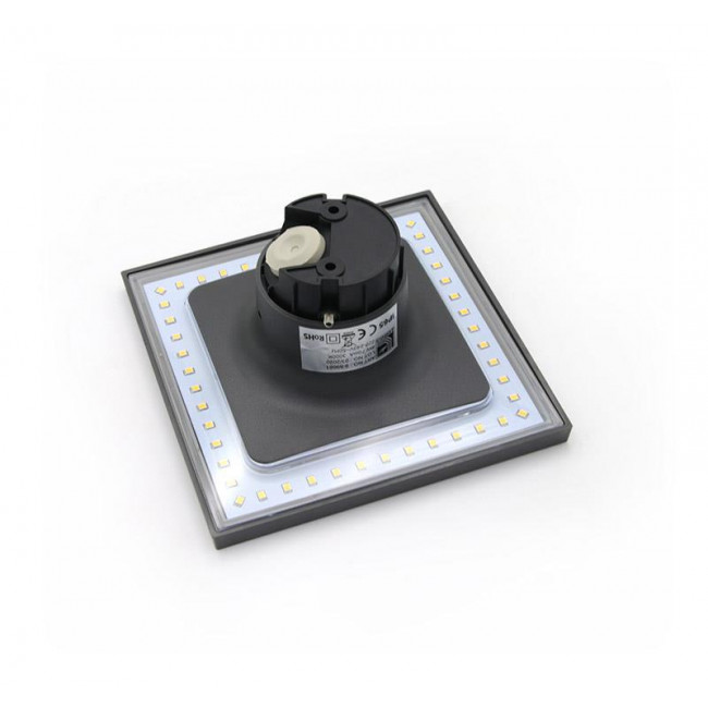 Απλίκα LED 8W 3000k Γραφίτης Εμμέσου Φωτισμού 9-89081 ADELEQ