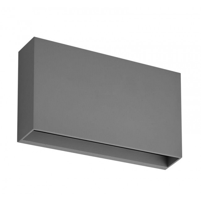 Απλίκα LED 12W 3000K Γκρι 9-9126 ADELEQ