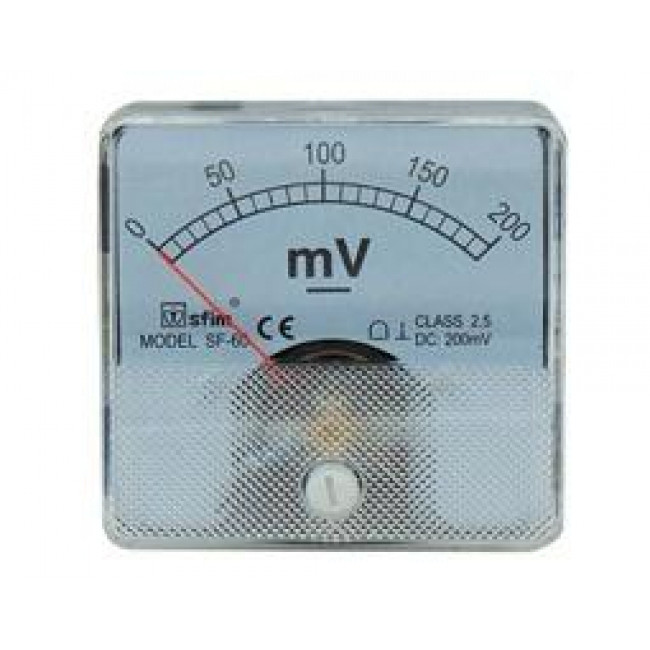 Βολτόμετρο Πόρτας Πίνακος DC 0-100V SF-60 SFIM