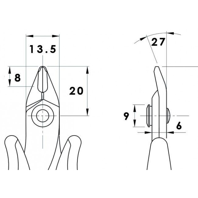 Κόφτης Ηλεκτρονικών 138mm TR-30 PIERGIACOMI
