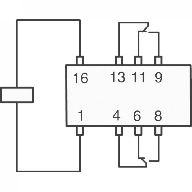Ρελέ Μινιατούρας 2P 24V DC 1.25A C93419 SCHRACK