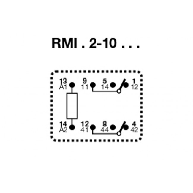 Ρελέ Μεσαίο 2P 48V AC Solder RMIA210048AC CARLO GAVAZZI