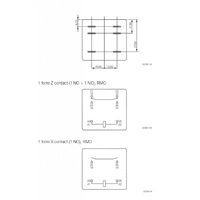 Ρελέ Υψηλών Ρευμάτων 1P 1NO 110VAC 30A FASTON RMD05615 SCHRACK