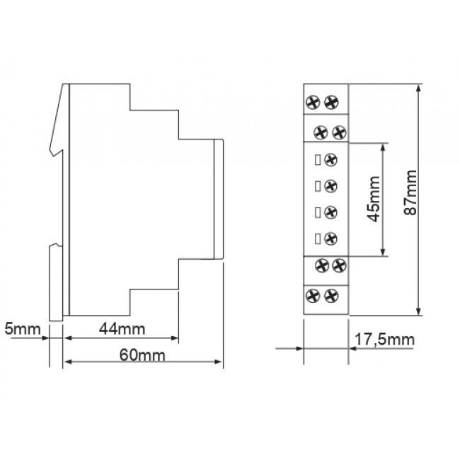 Χρονικό Ρελέ Ράγας 7 Λειτουργιών E1ZM10 TELE TECHNIK