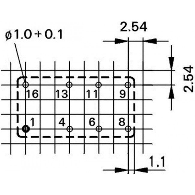 Ρελέ Μινιατούρας 2P 6V DC 1.25A C93428 SCHRACK