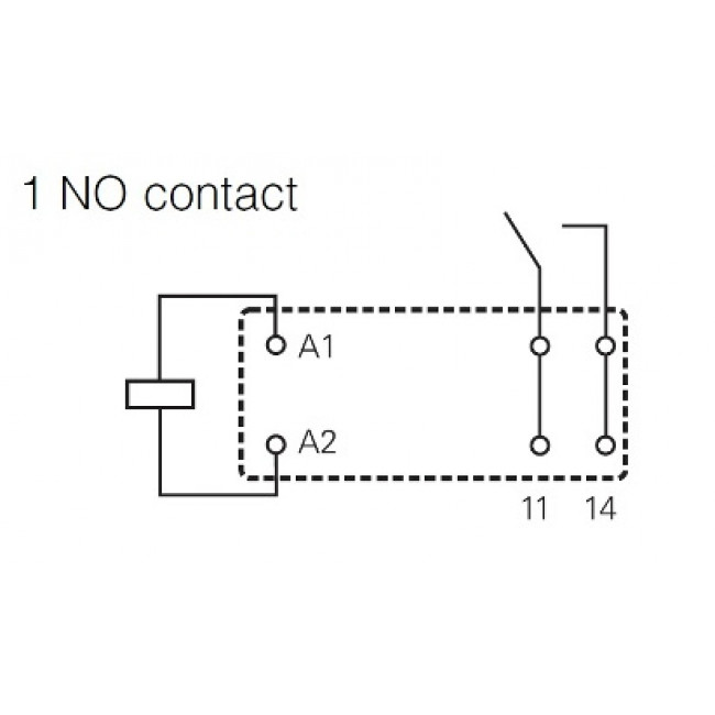 Ρελέ Μίνι 1P 12V DC 16A RT334012 SCHRACK