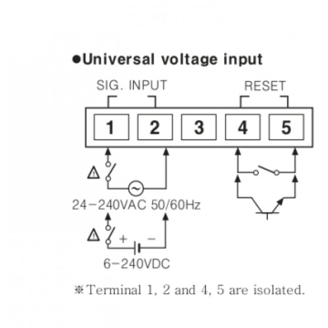 Ωρομετρητής Πόρτας Πίνακος LE8N-BF AUTONICS
