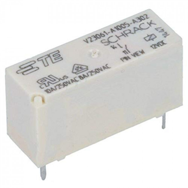 Ρελέ Μινιατούρας 1P 24V DC 8A V23061-A1007-A302 SCHRACK
