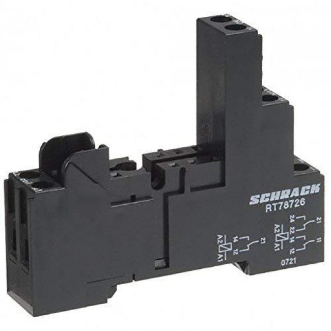 Βάση Ράγας Για Relay Μίνι 2P RT78726 SCHRACK