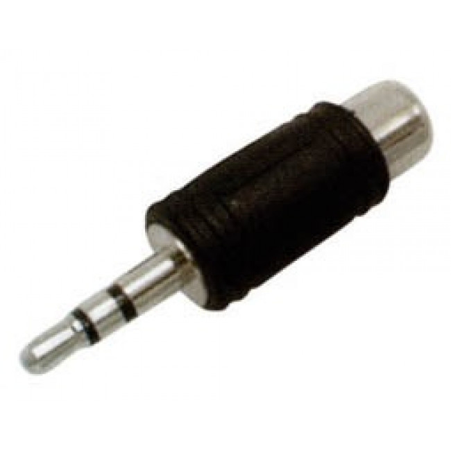 Adaptor 3.5mm² Αρσενικό Stereo Σε RCA Θηλυκό Μαύρο EA2015 LANCOM