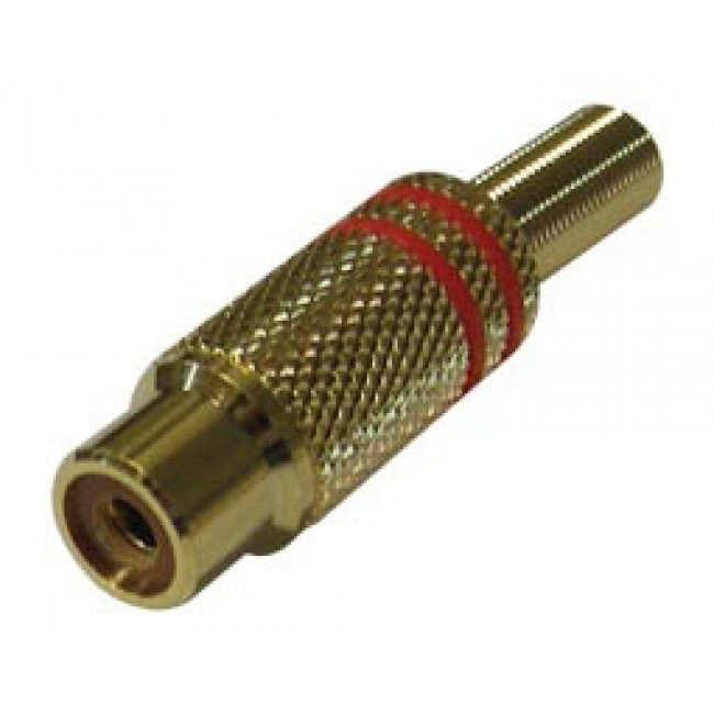 RCA Βύσμα Θηλυκό 5mm² Κόκκινο RJ221G ULTIMAX