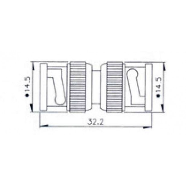 BNC Adaptor Αρσενικό Σε BNC Αρσενικό V-7046 ULTIMAX
