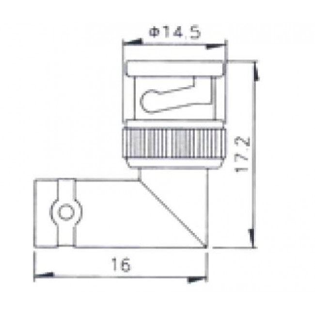 BNC Adaptor Αρσενικό Σε BNC Θηλυκό Γωνία V-7048-D ULTIMAX