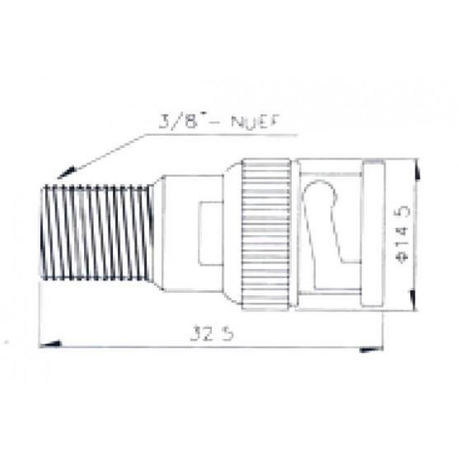 BNC Adaptor Αρσενικό Σε F Θηλυκό V-7050 ULTIMAX
