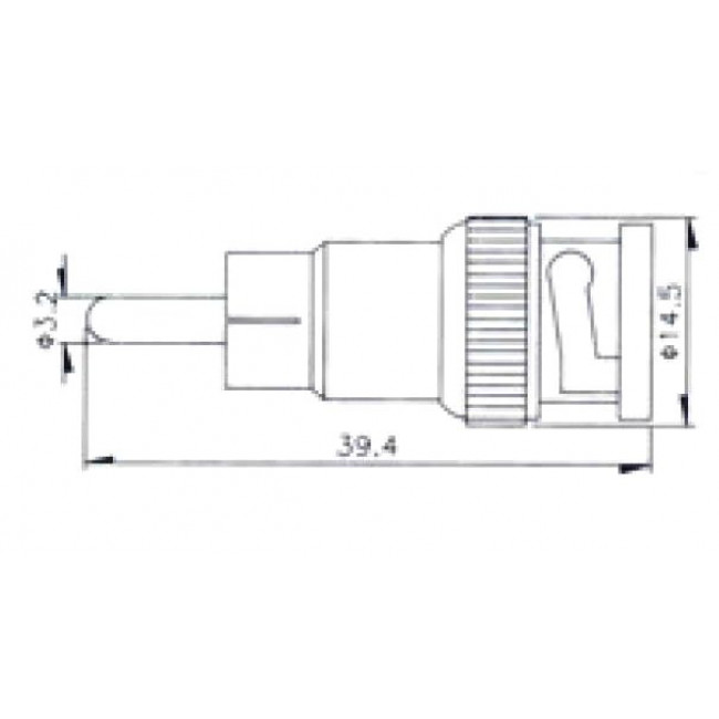 BNC Adaptor Αρσενικό Σε RCA Αρσενικό V-7055 ULTIMAX