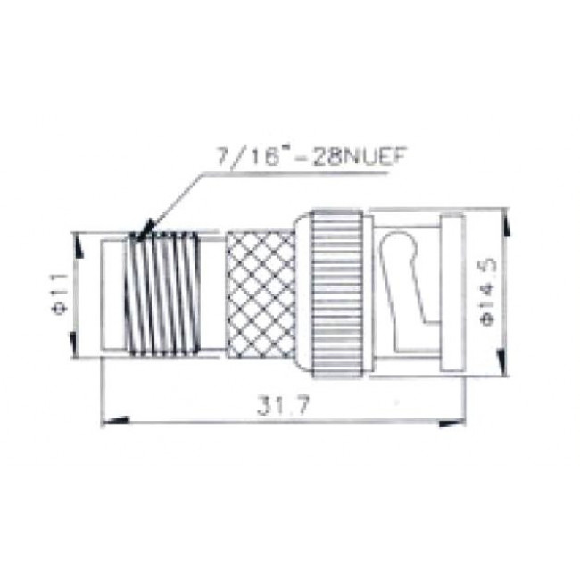 BNC Adaptor Αρσενικό Σε TNC Θηλυκό V-7058 ULTIMAX
