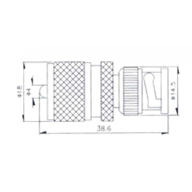 BNC Adaptor Αρσενικό Σε UHF Αρσενικό V-7059 ULTIMAX