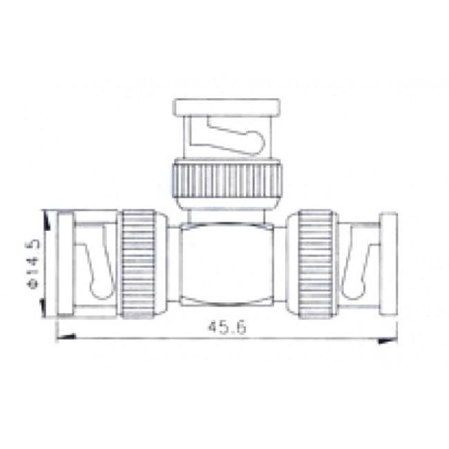 BNC Adaptor Αρσενικό Σε BNC Αρσενικό Διπλό V-7076 ULTIMAX
