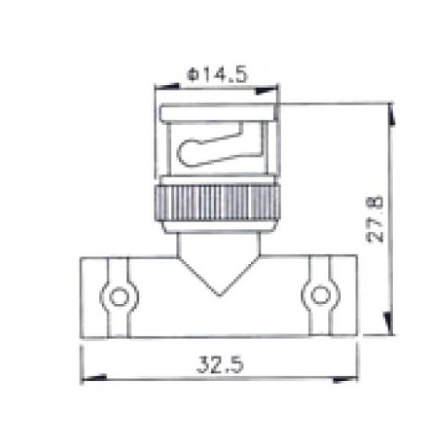 BNC Adaptor Αρσενικό Σε BNC Θηλυκό Διπλό V-7077 ULTIMAX