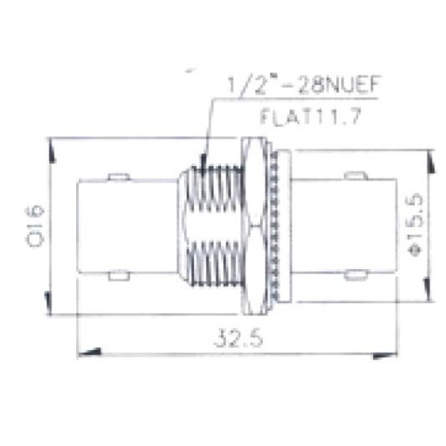 BNC Adaptor Θηλυκό Σε BNC Θηλυκό 50Ω V-7062X ULTIMAX
