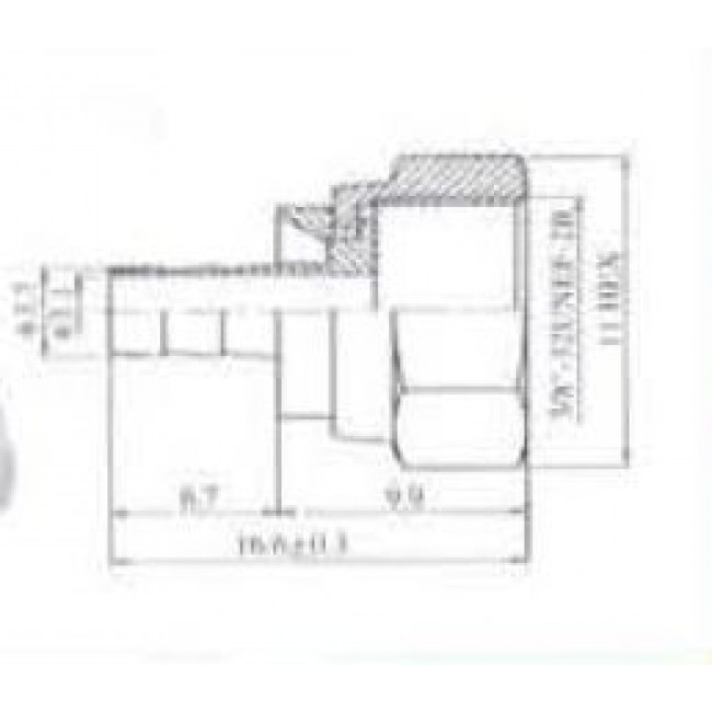 F Βύσμα Αρσενικό Για Καλώδιο RG59 V-7204B ULTIMAX