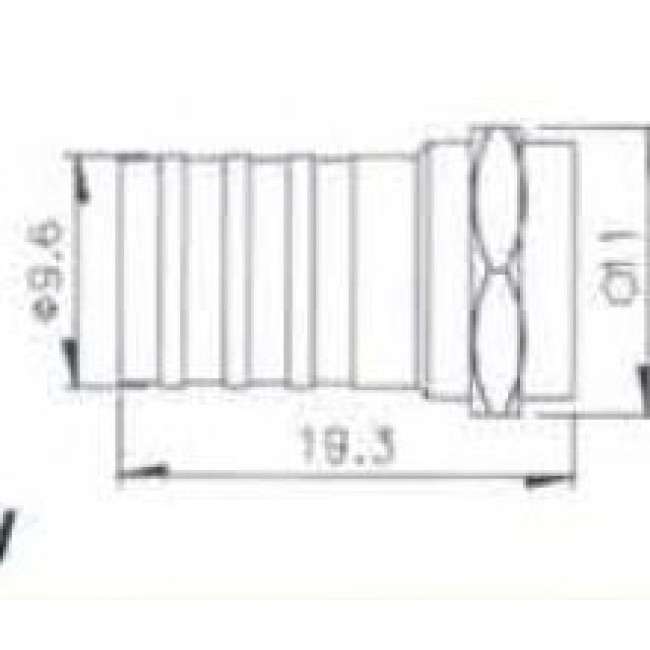 F Βύσμα Αρσενικό Για Καλώδιο RG6 V-7206C ULTIMAX