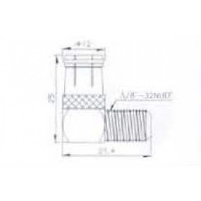 F Adaptor Αρσενικό Σε F Θηλυκό Γωνία Quick V-7236R ULTIMAX