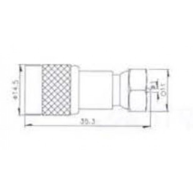 F Adaptor Αρσενικό Σε TNC Αρσενικό V-7240 ULTIMAX
