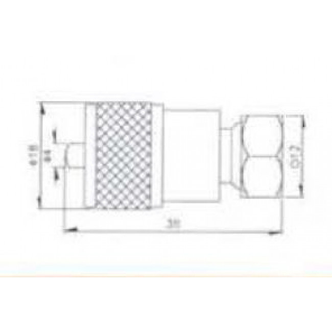 F Adaptor Αρσενικό Σε UHF Αρσενικό V-7241 ULTIMAX