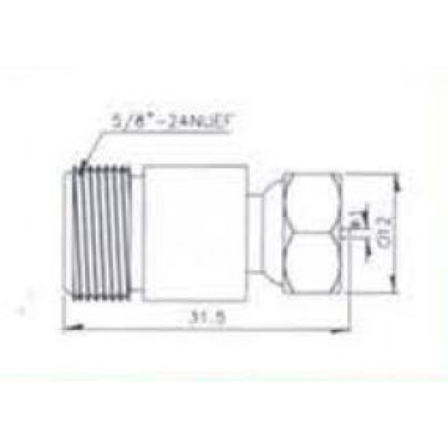 F Adaptor Αρσενικό Σε N Θηλυκό V-7244 ULTIMAX