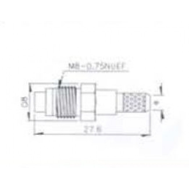 FME Βύσμα Θηλυκό Για Καλώδιο RG174 V-8140D ULTIMAX