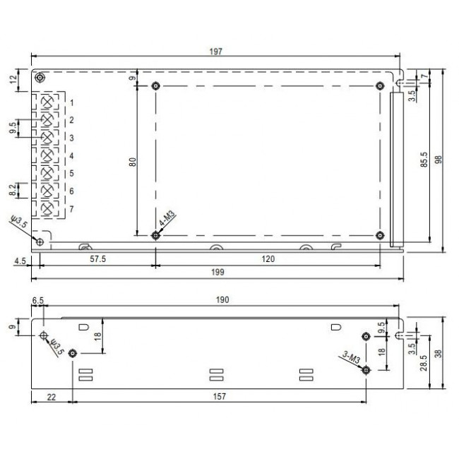 Τροφοδοτικό 130W Με Έξοδο 5VDC 26A RS150-5 MEAN WELL