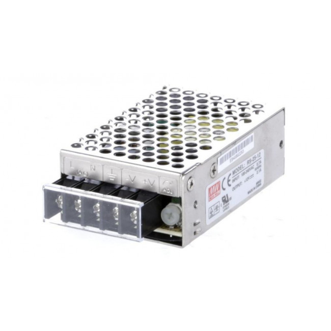 Τροφοδοτικό 25W Με Έξοδο 12VDC 2.1A RS25-12 MEAN WELL