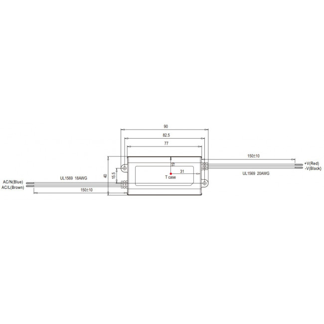 Τροφοδοτικό 15W Με Έξοδο 12VDC 1.25A IP42 APV16-12 MEAN WELL