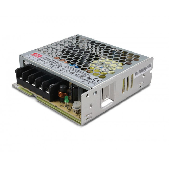 Τροφοδοτικό 75W Με Έξοδο 12VDC 6A LRS75-12 MEAN WELL