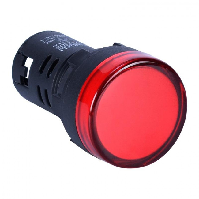 Ενδεικτική Λυχνία Πόρτας LED Φ22 Κόκκινο 230VAC AD22-22DS KND ELECTRIC