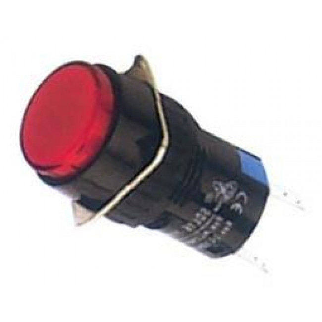 Ενδεικτική Λυχνία Πόρτας Neon Φ16 Κόκκινο 230VAC SDL16-AXD XINDALI