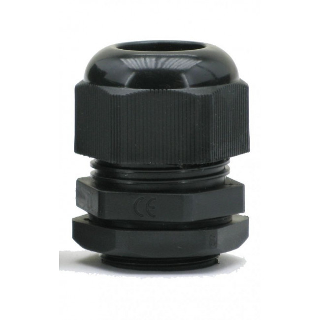 Στυπιοθλιπτης Καλωδίων PG24 Πλαστικό Μαύρο CHS