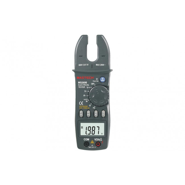 Αμπεροτσιμπίδα MS2600 600V CAT.III MASTECH
