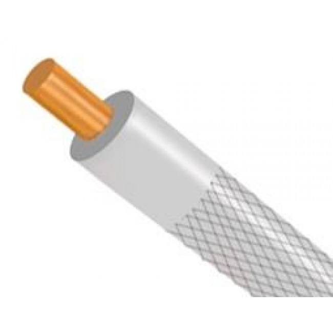 Καλώδιο Σιλικόνης SIAF-GL 1x2.50mm² Υαλομέταξο Λευκό SGL