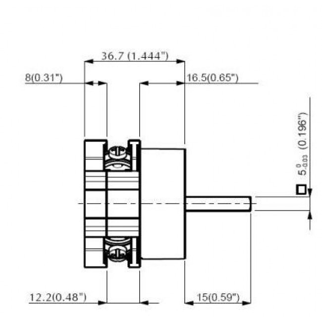 Διακόπτης Φορτίου Χωνευτός 2P 20A CA0160002PL2 BREMAS
