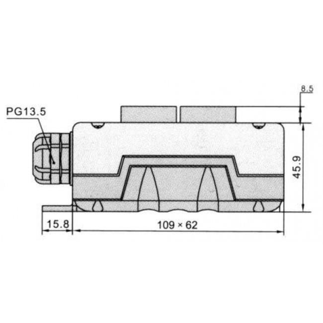 Μπουτονιέρα 2 Εντολών IP54 XDL10-EPB2 XINDALI