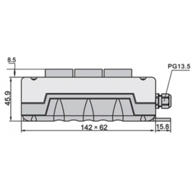 Μπουτονιέρα 3 Εντολών IP54 XDL10-EPB3 XINDALI