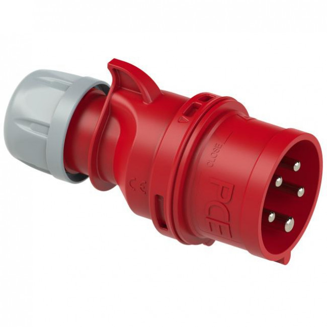 Φις Αρσενικό 5P 32A IP44 Με Αναστροφή Φάσης 7025-6 SHARK PC ELECTRIC