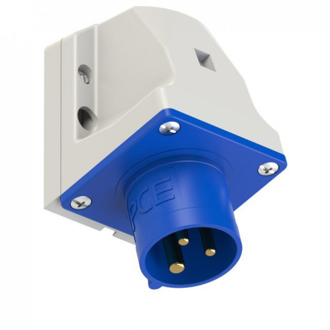 Πρίζα Επιτοίχια Αρσενικό 3P 16A IP44 513-6 SHARK PC ELECTRIC